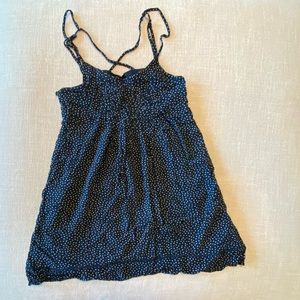 Abercrombie & Fitch polka dot spaghetti strap dress